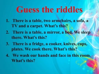 What is there in your room | PPTX