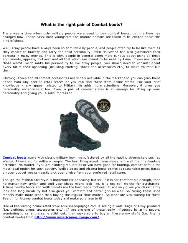 stores that sell military boots