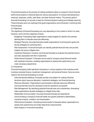 What is the role of data analysis in financial forecasting.pdf