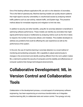 What is the Role of Machine Learning in Software Development.pdf