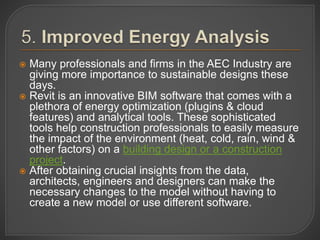 What is the role of revit 3 d modelling in construction | PPTX