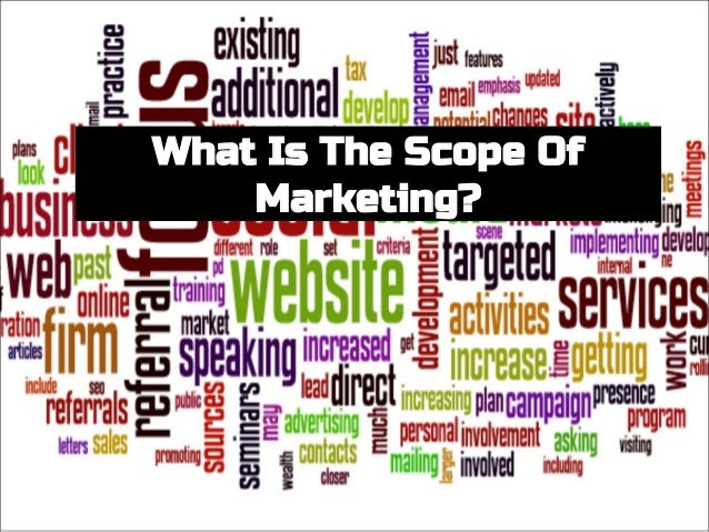 What Is The Scope Of Marketing ppt What Is The Scope Of Marketing ppt