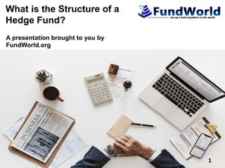 A presentation brought to you by
FundWorld.org
What is the Structure of a
Hedge Fund?
1
 