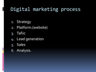 What is the use of digitalmarketing in business nidm
