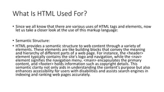What Is the Use Of HTML.pptx