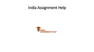 India Assignment Help
 