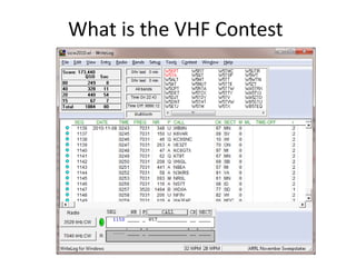 What is the VHF Contest
 