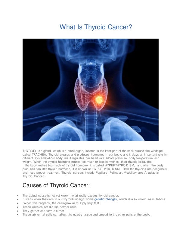 Causes and Types of Thyroid Cancer Dr. Vijay Anand Reddy Oncologist India