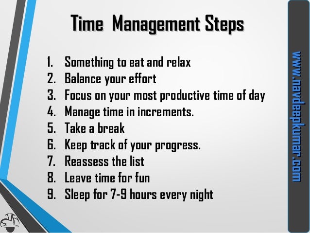 what is time management 3 638
