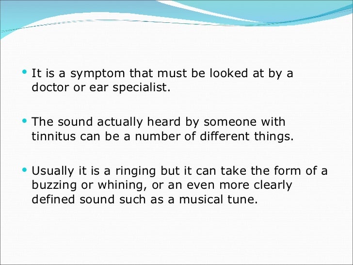 how to you pronounce tinnitus