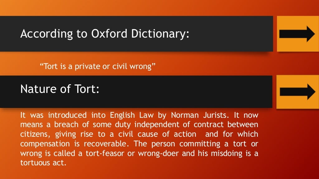 What Is Tort Law 