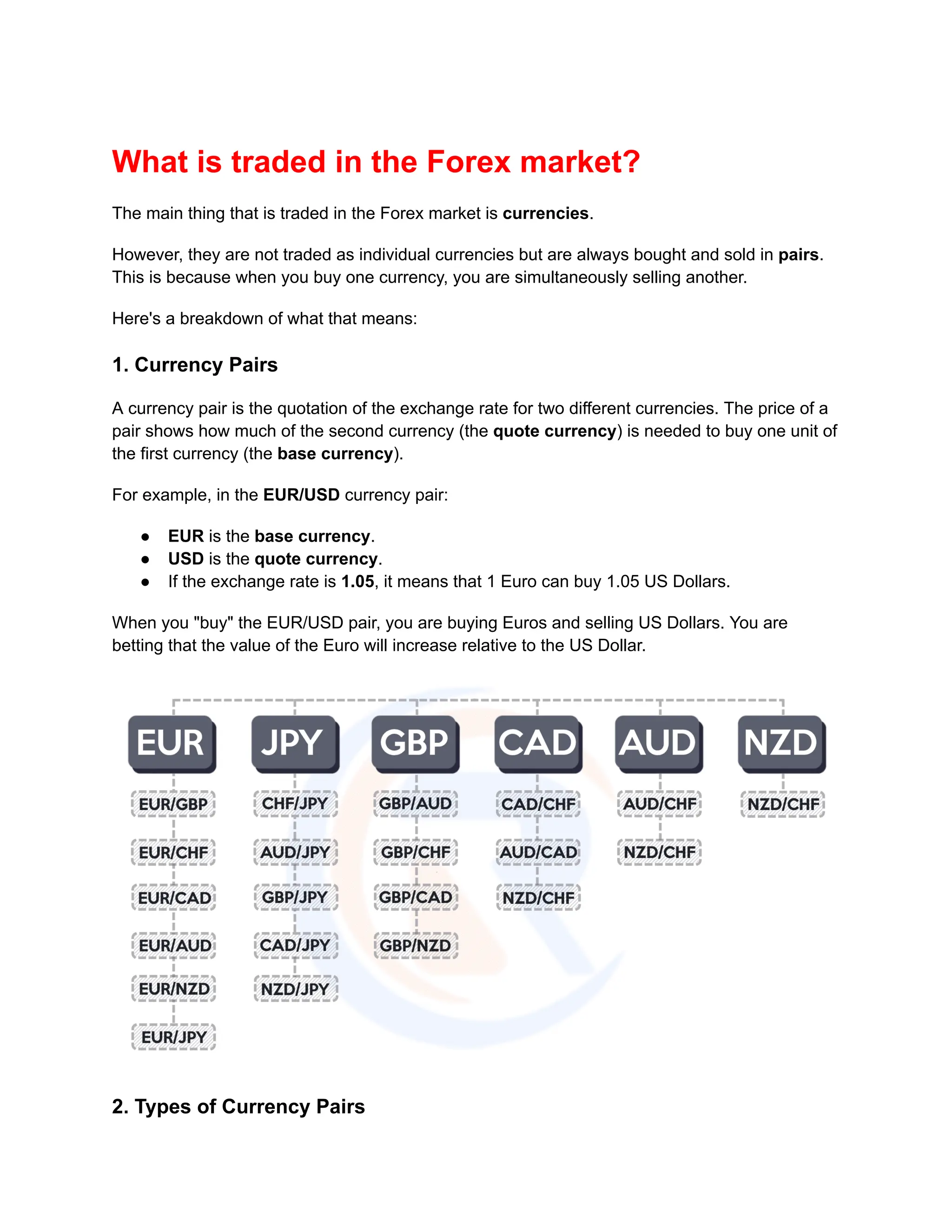 What is traded in the Forex market ForexWebStore | PDF
