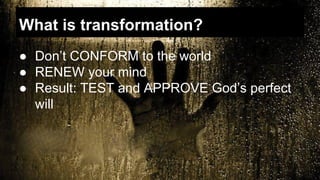 What is true worship?