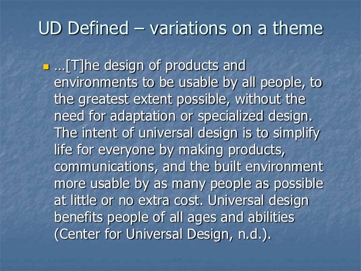 What is ud demographicswnotes adopted for dis stud class