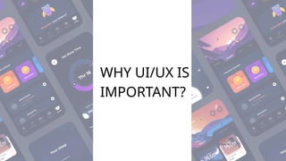 UI/UX Design Session: Fundamentals, Design Thinking and Tools | PPTX