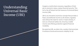 Understanding What Is Universal Basic Income? | PDF