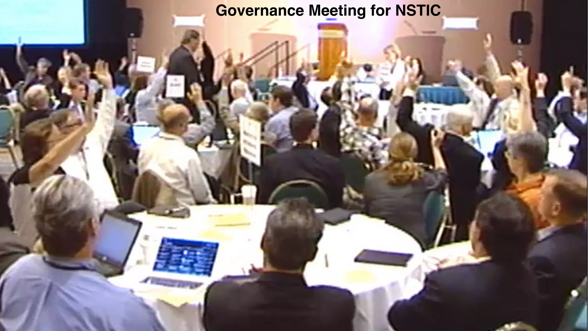Governance Meeting for NSTIC
 