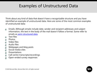 What Is Unstructured Data And Why Is It So Important To Businesses? | PPTX