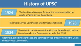 What is UPSC job in India ? , Details about UPSC | PPTX