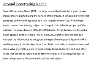 What is utility locating | PPTX