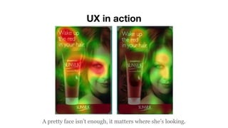 UX in action
A pretty face isn’t enough, it matters where she’s looking.
 