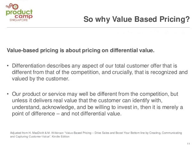 explain value based pricing explain value based pricing