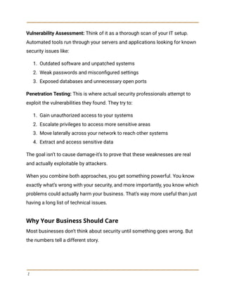 VAPT Testing For Indian Businesses: Complete Security Guide | PDF