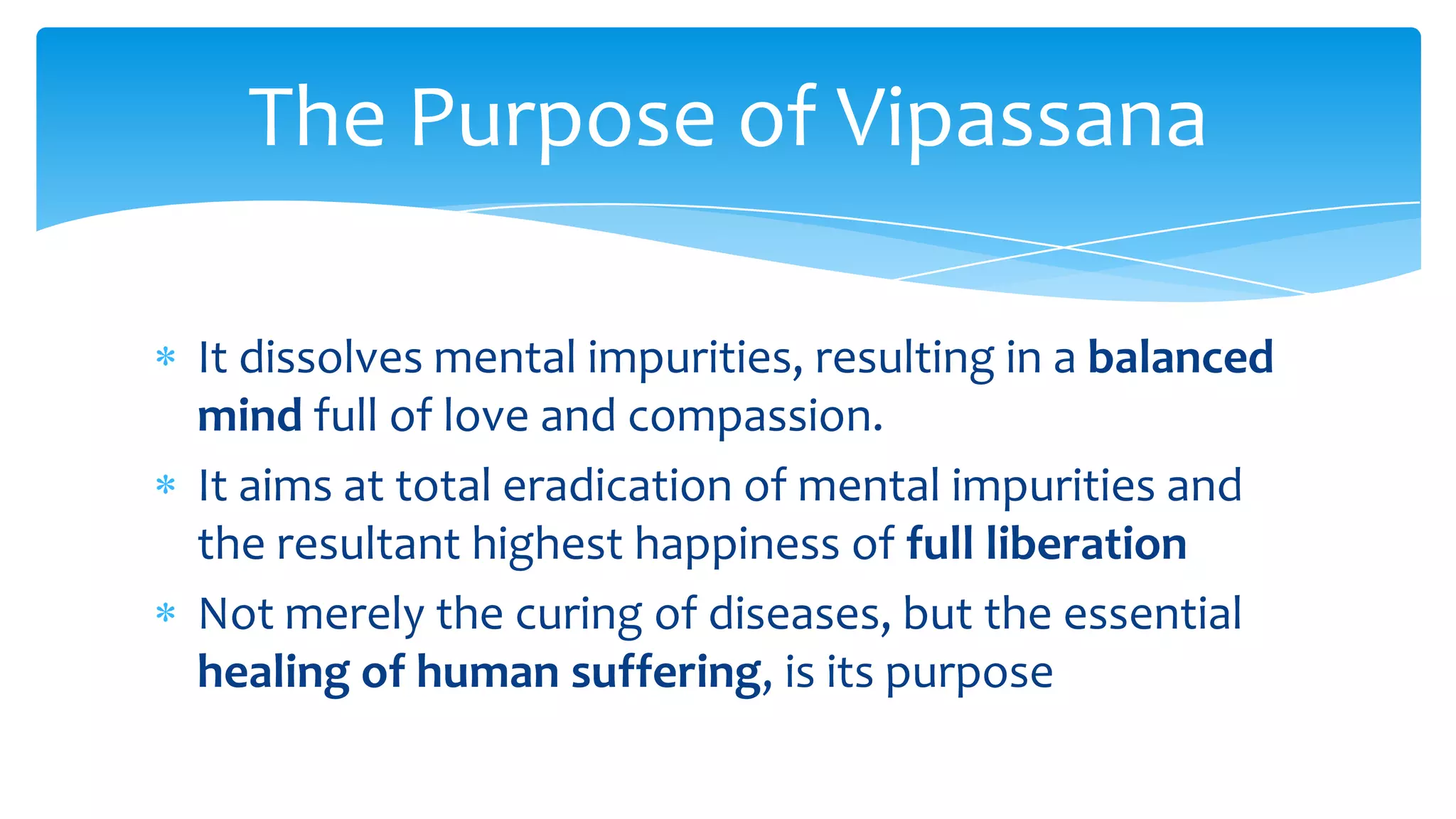 What is Vipassana? | PPTX