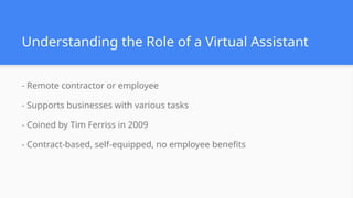 What is Virtual Assistant and How to Become a Virtual Assistant_.pptx