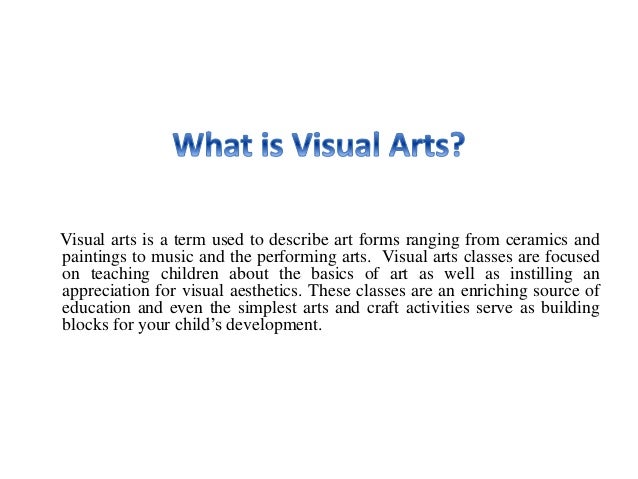 What Is Visual Arts 