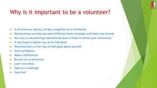 What is volunteerism | PPTX