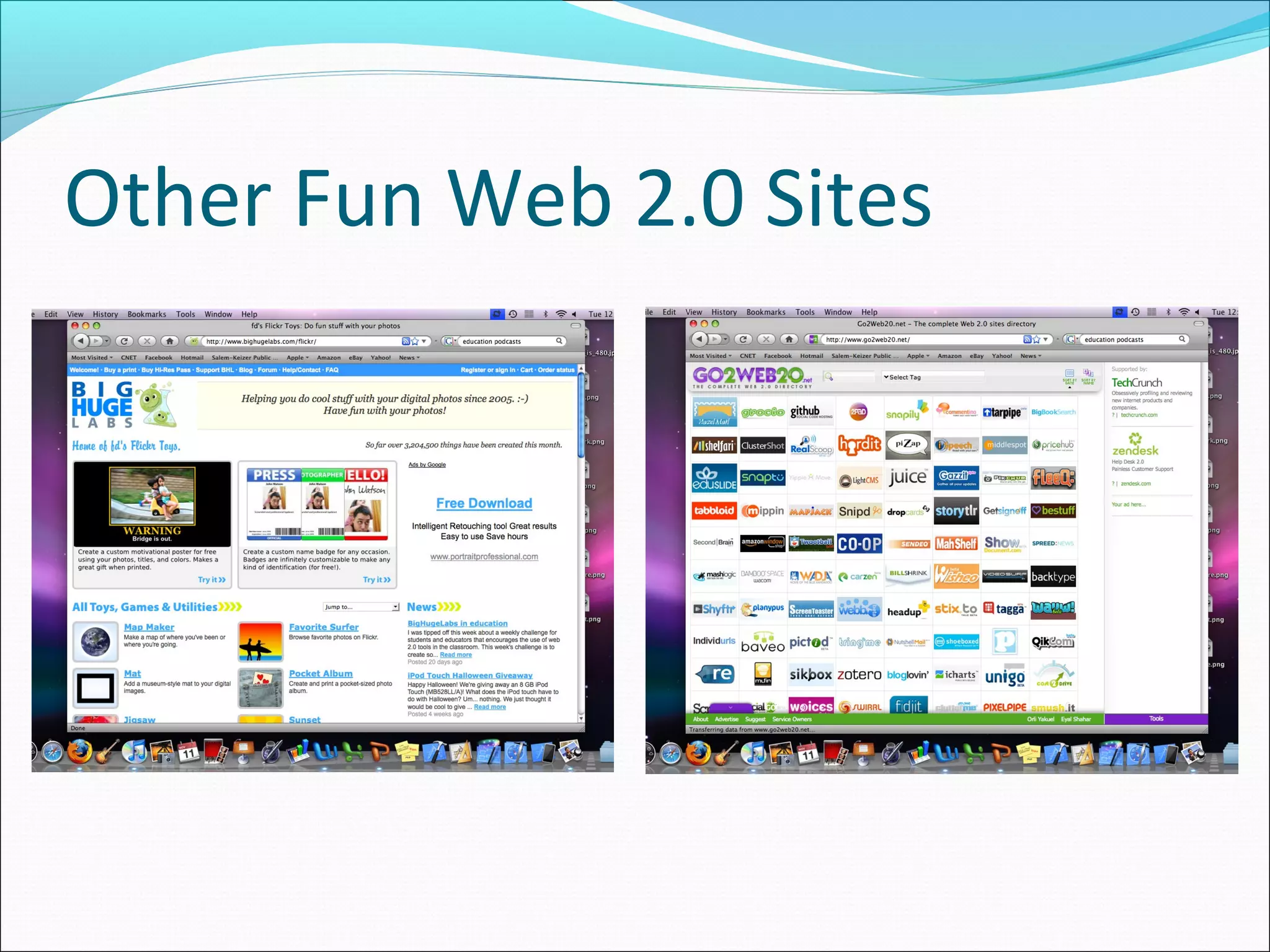Other Fun Web 2.0 Sites
 