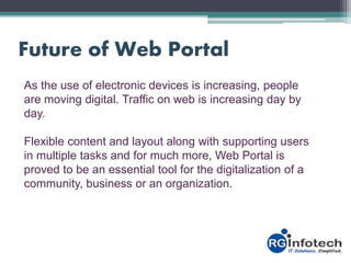 What is web portal | PPTX