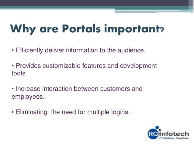what is web portal web portals