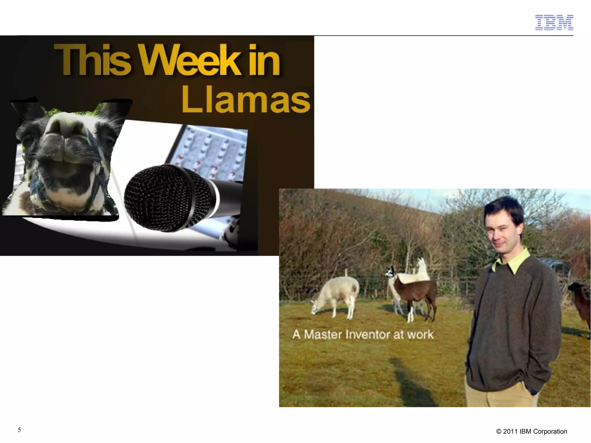 5   © 2011 IBM Corporation
 