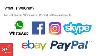 What is WeChat?
Not just another "China copy", WeChat is China's answer to...
 