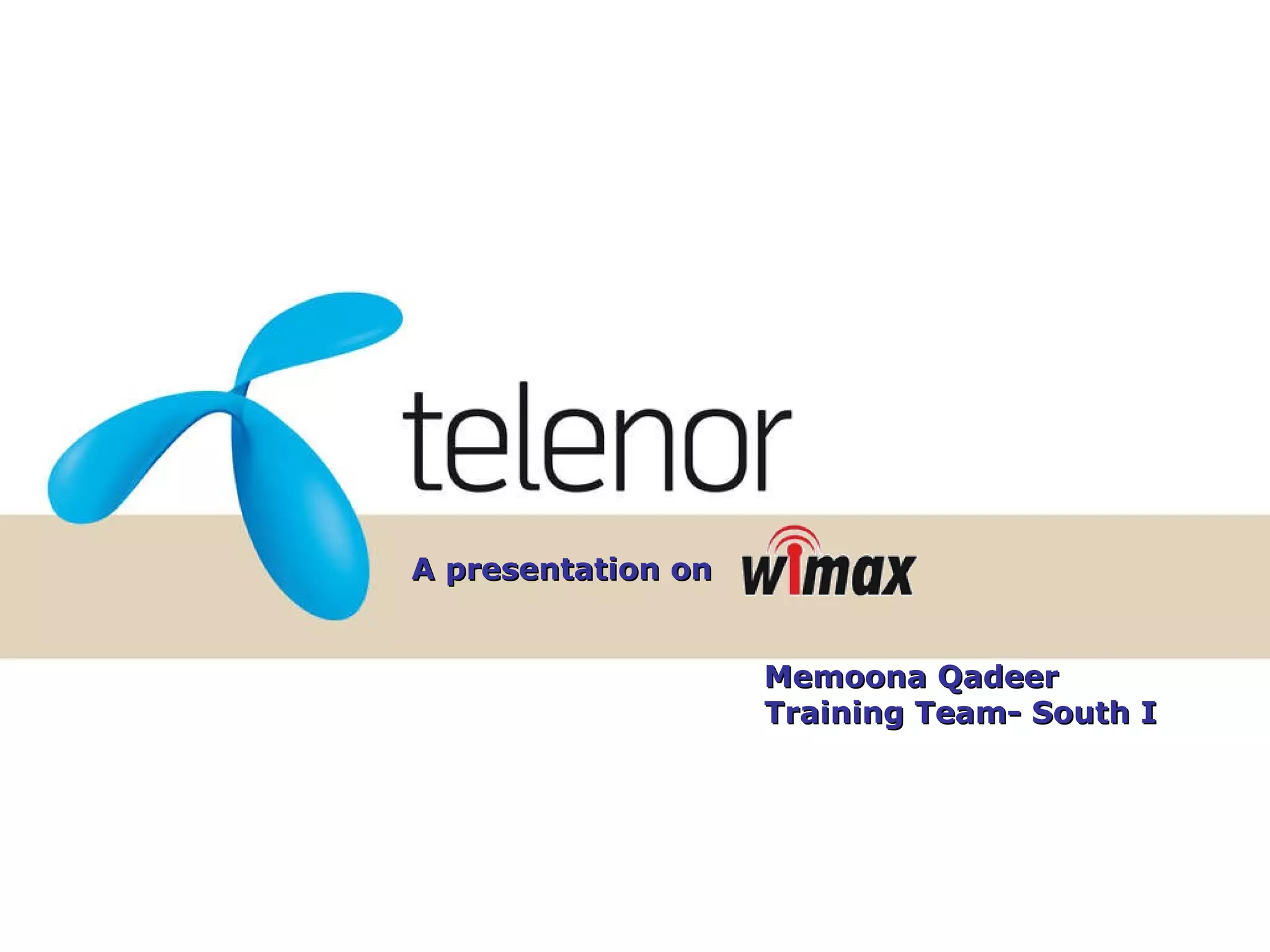 A presentation on Memoona Qadeer Training Team- South I 