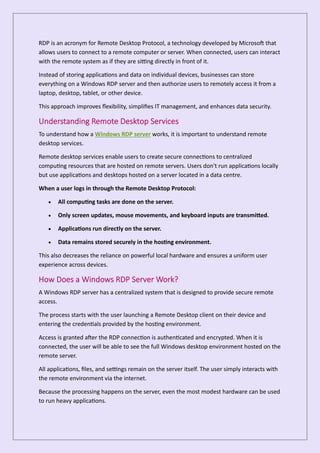 What is Windows RDP Server & How It Works.pdf