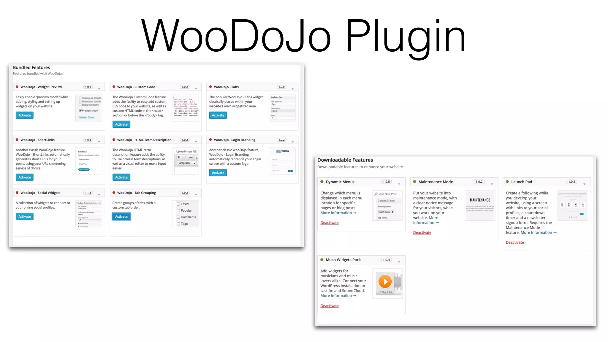 WooDoJo Plugin
 