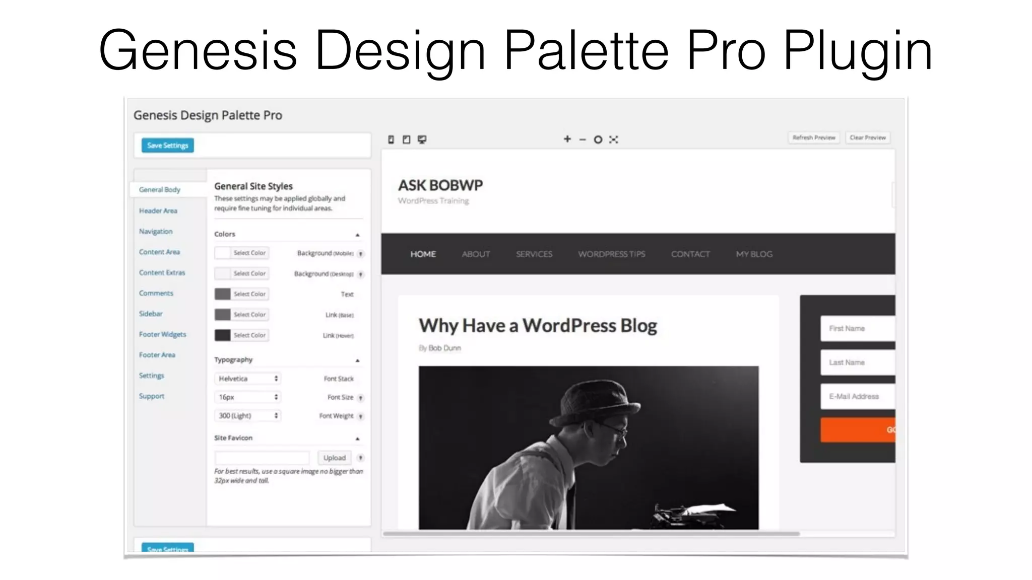 Genesis Design Palette Pro Plugin
 