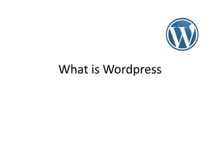 What is Wordpress 