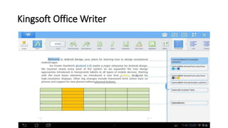 Kingsoft Office Writer
 