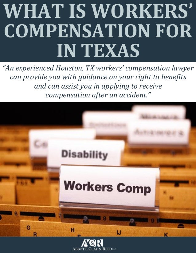 What is Workers' Compensation For in Texas