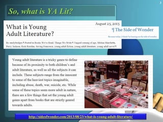 What is Young Adult Literature? | PPTX