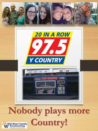 Nobody plays more
Country!
 