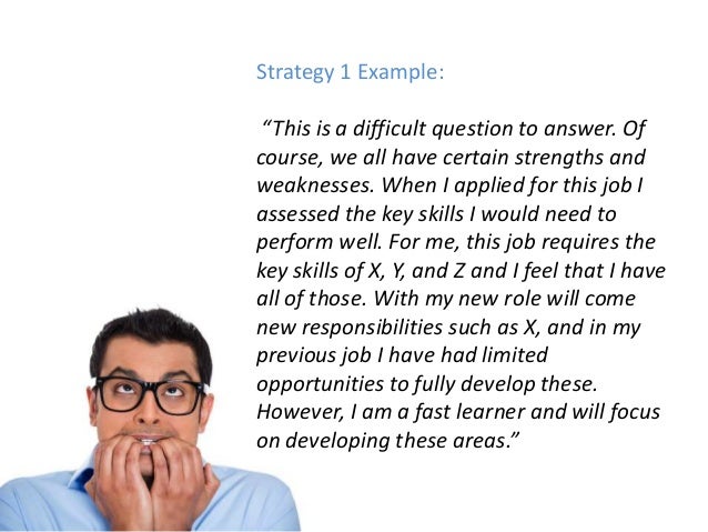 what are some examples of weaknesses