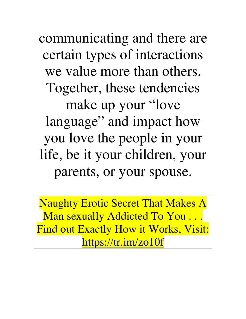 What Is Your Love Language