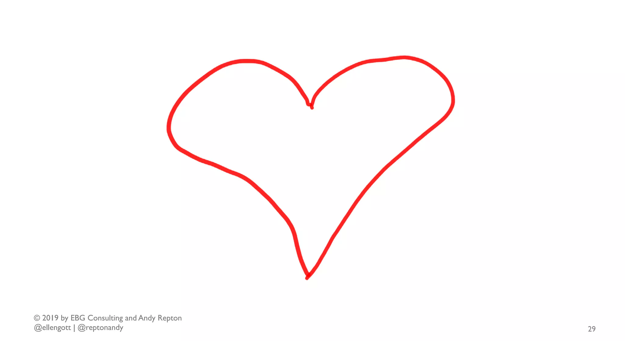 © 2019 by EBG Consulting and Andy Repton
@ellengott | @reptonandy 29
 