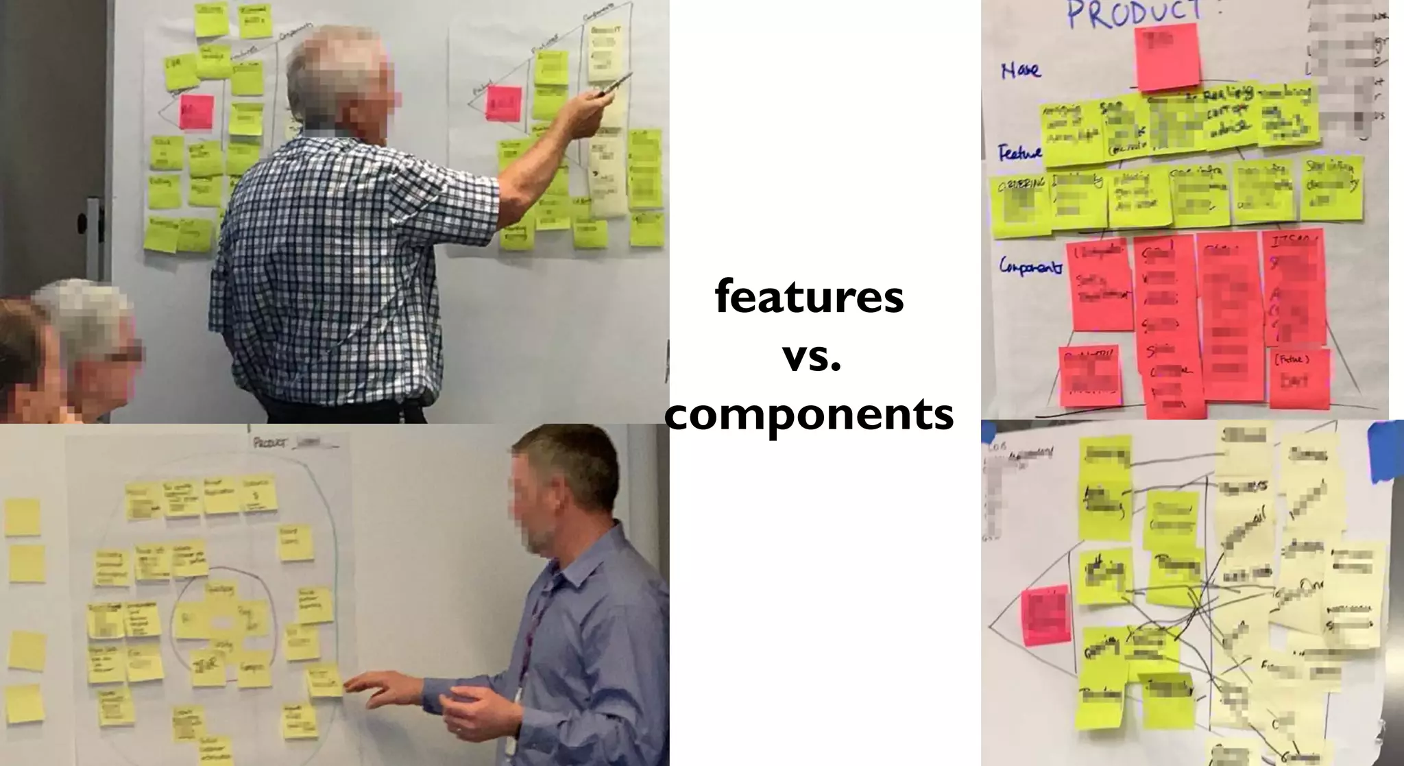 © 2019 by EBG Consulting | @ellengott
www.ebgconsulting.com | www.DiscoverToDeliver.com 59
features
vs.
components
 