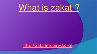 What is zakat ?
 